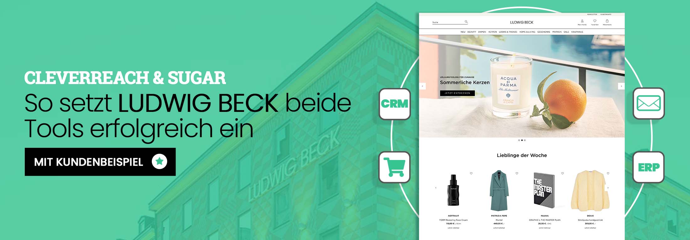 CleverReach & Sugar – so setzt Ludwig Beck beide Tools erfolgreich ein