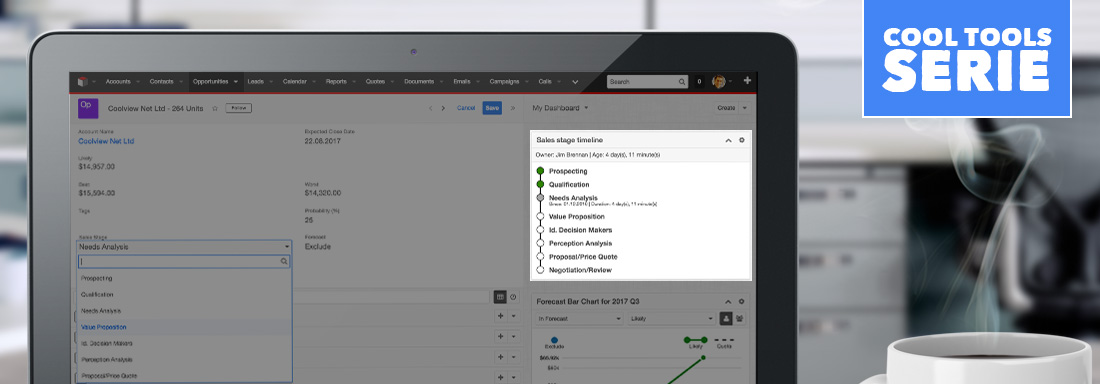 Sales Stage Timeline - Dashlet for SugarCRM